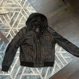 Sluisleder 100% real leather jacket size 52